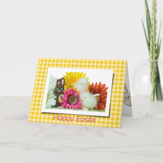 チョコレートイースターバニーオンジンガム シーズンカード (正面)