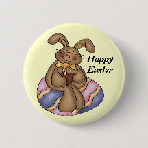 チョコレートイースターバニーボタン