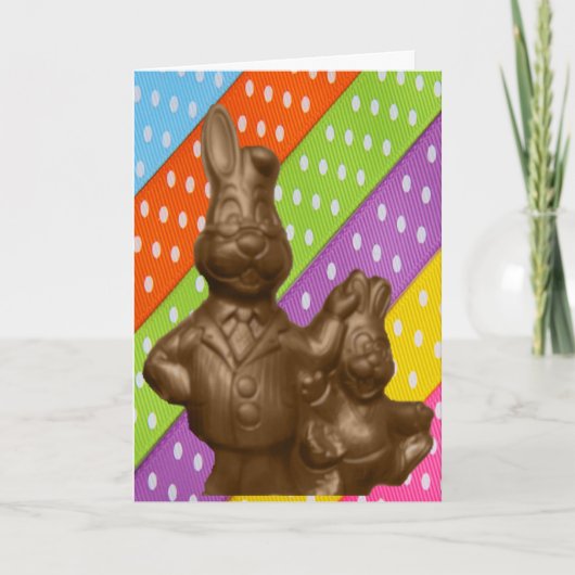 チョコレートイースターバニー シーズンカード (正面)