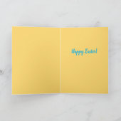 チョコレートイースターバニー – 私を舐め食べ、私、愛して私 カード (内部)