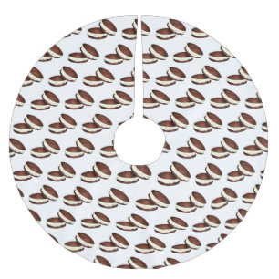 チョコレートウィーピーパイデザートPAオランダメインフード ブラッシュドポリエステルツリースカート