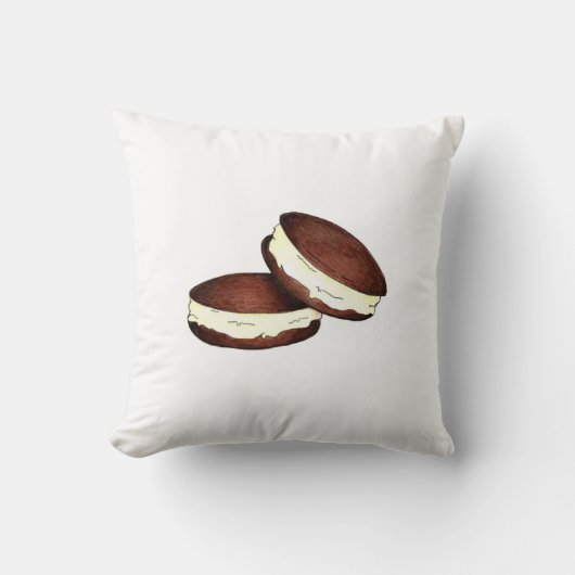 チョコレートウィーピーパイPAオランダデザートグルメ クッション (正面)