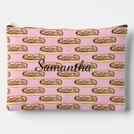 チョコレートウォーターカラーエクラールドーナツ アクセサリーポーチ