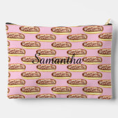 チョコレートウォーターカラーエクラールドーナツ アクセサリーポーチ (裏面)