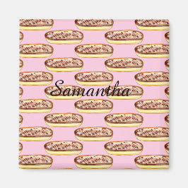 チョコレートウォーターカラーエクラールドーナツ マグネット