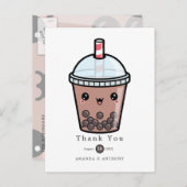 チョコレートウォーター結婚カラーフローラの投稿 ポストカード (正面/裏面)