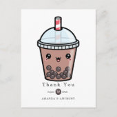 チョコレートウォーター結婚カラーフローラの投稿 ポストカード (正面)