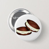 チョコレートウーピーパイズメインPAオランダグルメ 缶バッジ (正面&裏面)