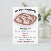 チョコレートエクレアの漫画イラスト 招待状 (スタンド正面)