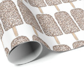 チョコレートエクレイアイスクリームバーポップポップシクル ラッピングペーパー (ロールコーナー)