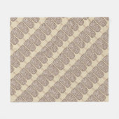 チョコレートエクレイアイスクリームポピュシラルブランクレット フリースブランケット (正面(横))