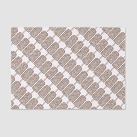 チョコレートエクレイルポスシクルポプシクルティッシュペーパー 薄葉紙 (正面)