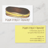 チョコレートエクレ焼いたーパストリーバイベーカリーシェフ 名刺 (正面/裏面)