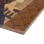 チョコレートエンジェルフランスのアンティーク カッティングボード (角)