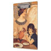 チョコレートエンジェルフランスのアンティーク クリップボード (左)