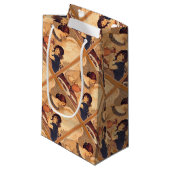 チョコレートエンジェルフランスのアンティーク スモールペーパーバッグ (正面アングル)