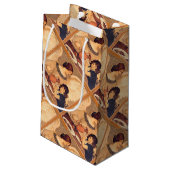 チョコレートエンジェルフランスのアンティーク スモールペーパーバッグ (裏面アングル)