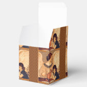 チョコレートエンジェルフランスのアンティーク フェイバーボックス (オープン)