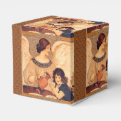 チョコレートエンジェルフランスのアンティーク フェイバーボックス (裏面サイド)