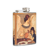 チョコレートエンジェルフランスのアンティーク フラスク (右)