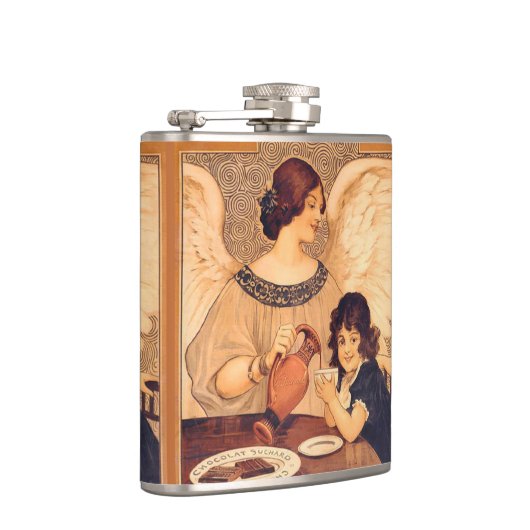 チョコレートエンジェルフランスのアンティーク フラスク (右)