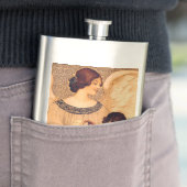 チョコレートエンジェルフランスのアンティーク フラスク (インサイチュ)