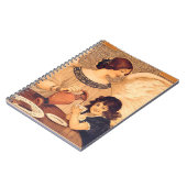 チョコレートエンジェル フランス アンティーク ノートブック (左側)