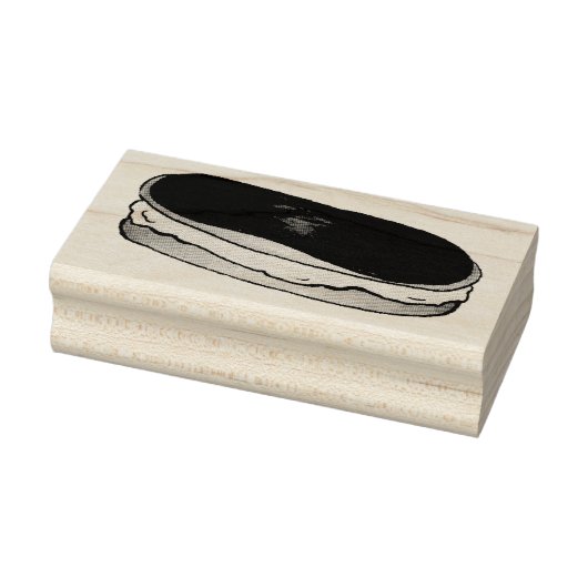 チョコレートカスタードエクレフランスのーストリースタンプ ラバースタンプ (スタンプ)