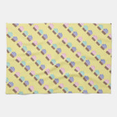 チョコレートカップケーキベイカーキッチン キッチンタオル (横)