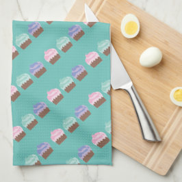 チョコレートカップケーキベイカーキッチン キッチンタオル