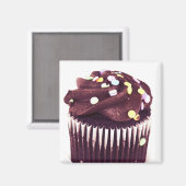 チョコレートカップケーキ磁石 マグネット (正面/裏面)