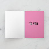 チョコレートカップケーキ誕生日カード カード (内部)