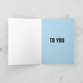 チョコレートカップケーキ誕生日カード カード (内部)