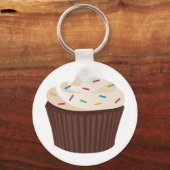 チョコレートカップケーキ キーホルダー (正面)