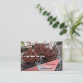 チョコレートカップケーキ 名刺 (スタンド正面)