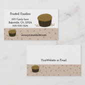 チョコレートカップケーキ 名刺 (正面/裏面)