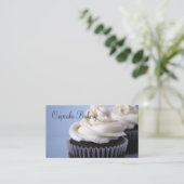 チョコレートカップケーズバニラつや消し 名刺 (スタンド正面)