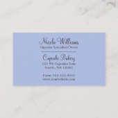 チョコレートカップケーズバニラつや消し 名刺 (裏面)