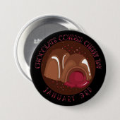 チョコレートカバーさくらんぼコーディアル 缶バッジ (正面&裏面)