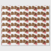 チョコレートカバーさくらんぼ ラッピングペーパー (フラット)