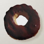 チョコレートカバーのドーナツ枕 ラウンドクッション (裏面)