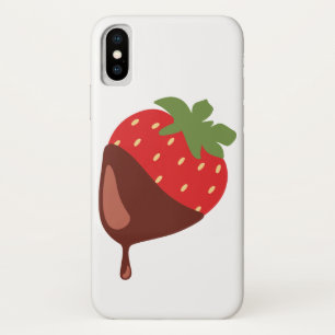 チョコレートカバーイチゴ iPhone X ケース