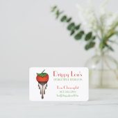 チョコレートカベリーストロベリーシェフケータリング 名刺 (スタンド正面)