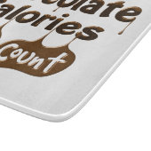 チョコレートカロリーは計算に入らない カッティングボード (角)