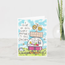 チョコレートカード