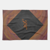 チョコレートカーメルスワール キッチンタオル (横)