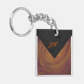 チョコレートカーメルスワール キーホルダー (正面左)