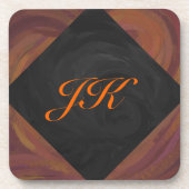 チョコレートカーメルスワール コースター (正面)