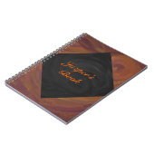 チョコレートカーメルスワール ノートブック (左側)