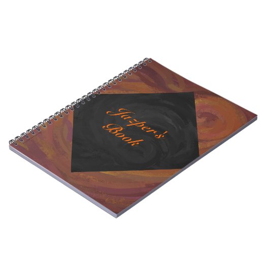 チョコレートカーメルスワール ノートブック (左側)